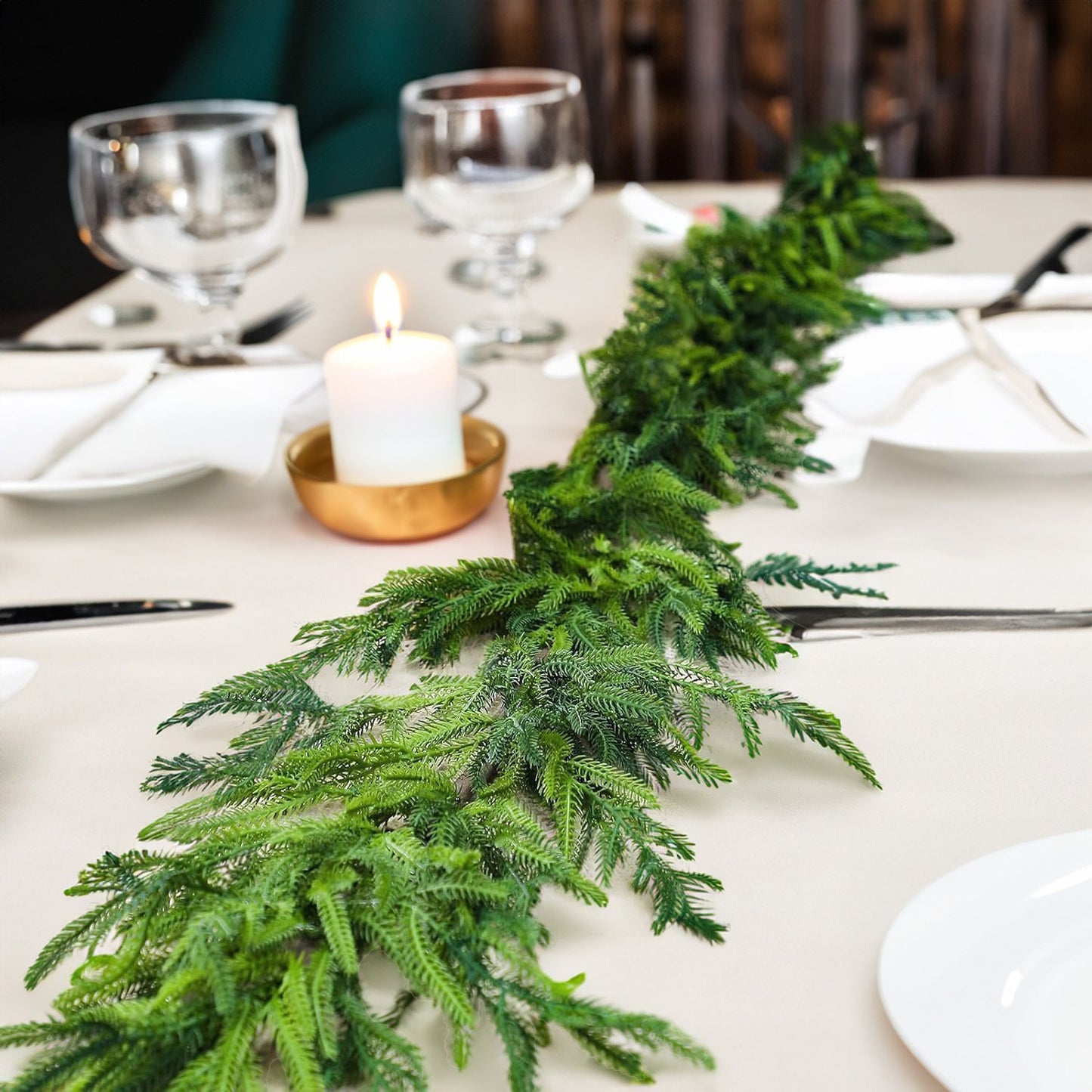 🎄Super popular🎄Christmas greenery Norfolk pine branches