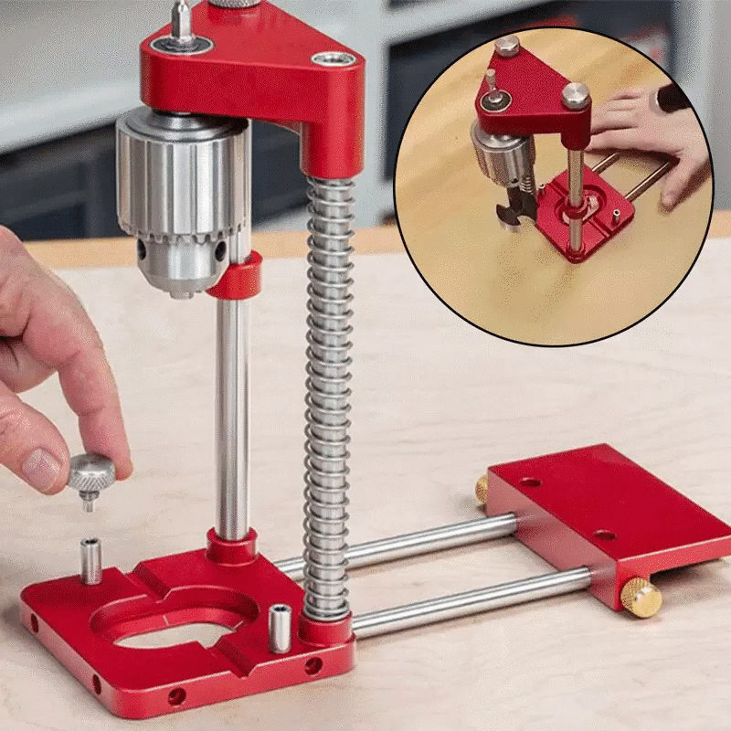 The best woodworking drill bit positioner Always the perfect hole