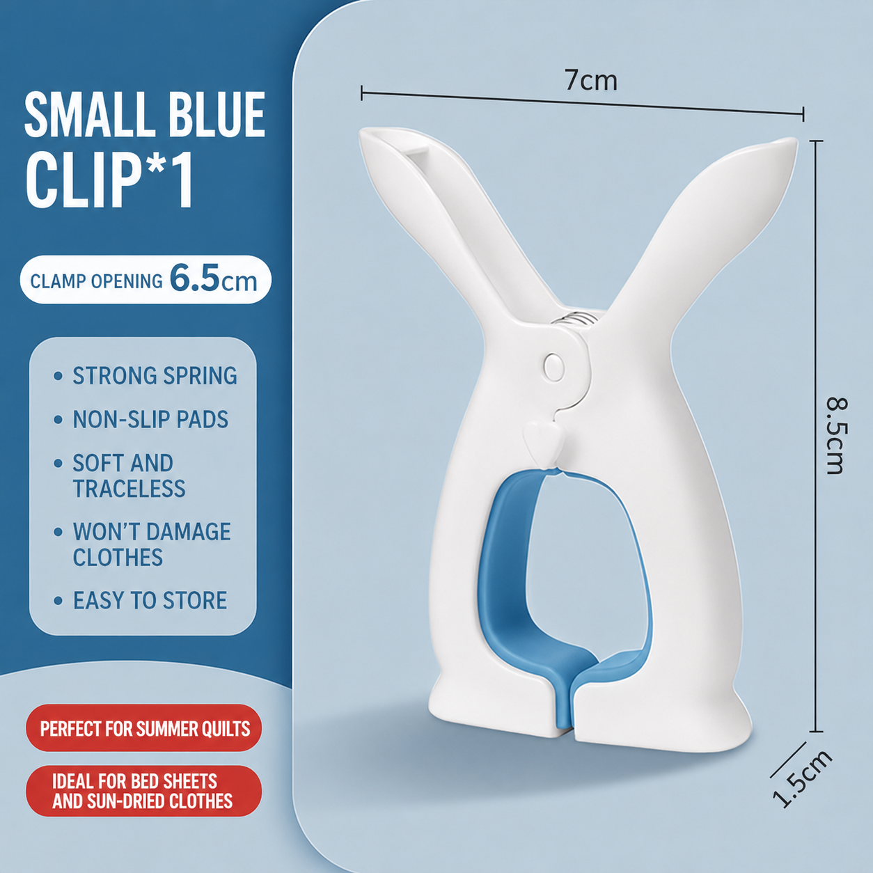 Windproof Quilt Large Clip Clothespin Plastic Quilt Clip Household Drying Sheet Socks Hanger Fixed Clothespin