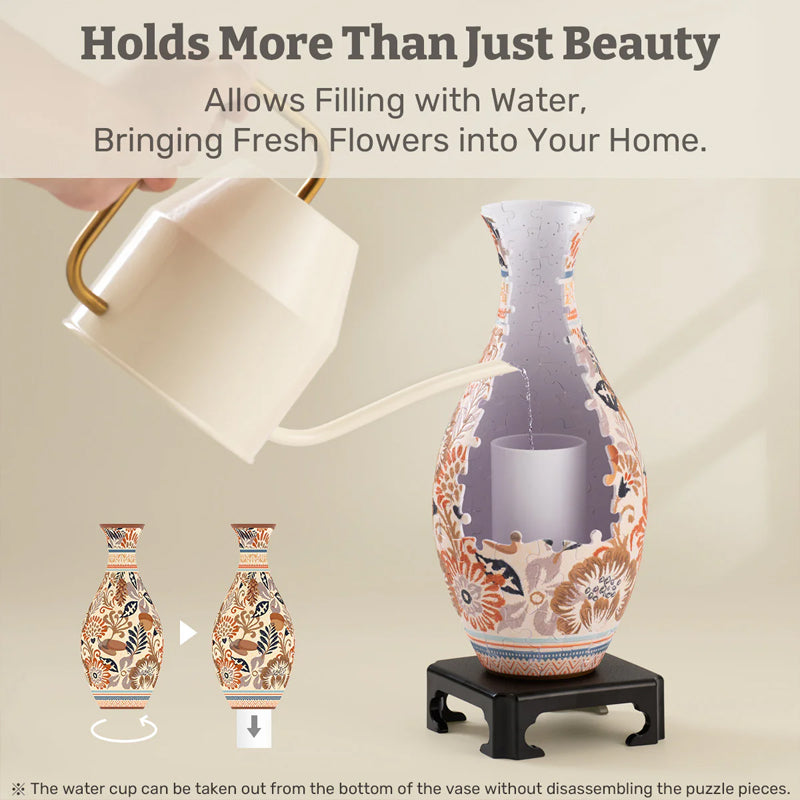 ✨3D Art Puzzle Vase 🌸 A Perfect Christmas Gift🎁