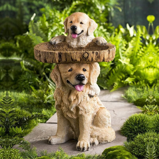 Puppy Animal Resin Feeder