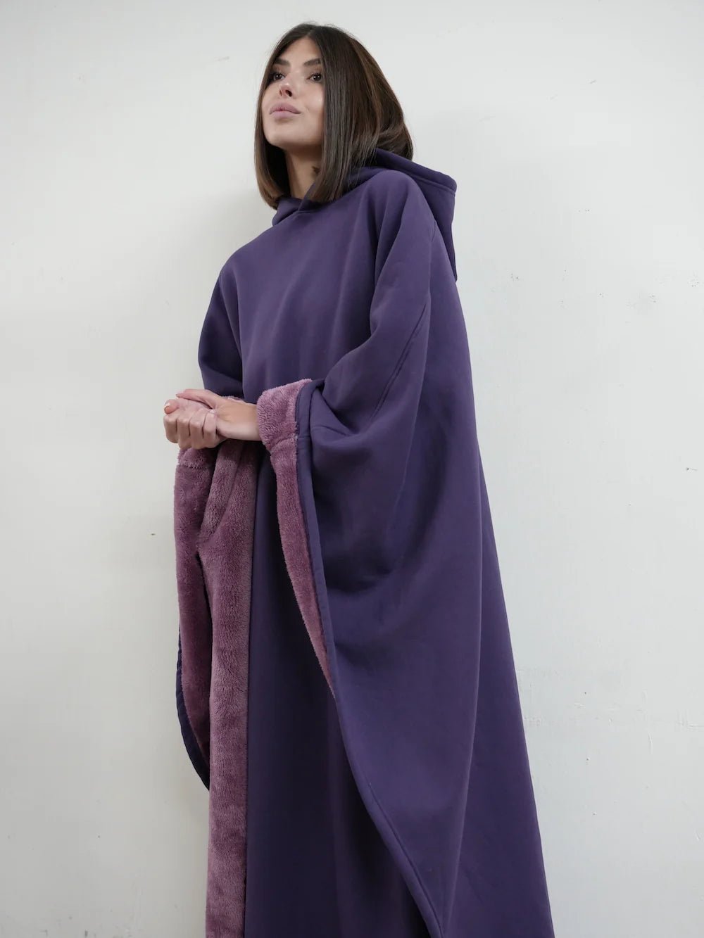 Loose Hooded Poncho Hoodie