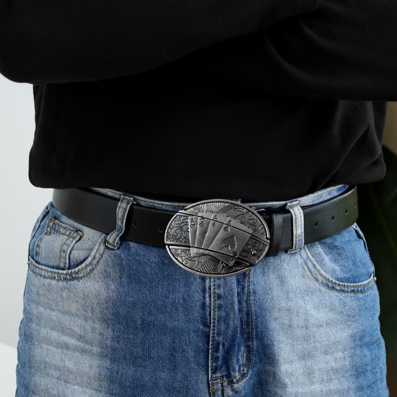 🔥LAST DAY 50% OFF🔥Fashion Punk Men's Hidden Folding Knife Leather Belt