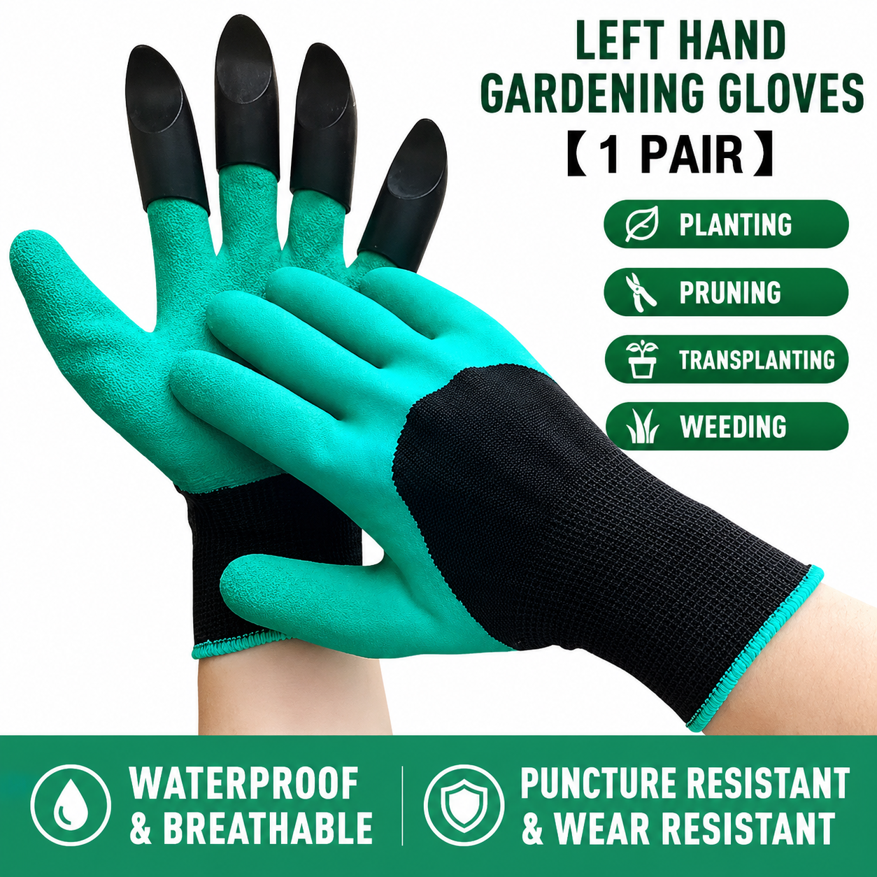 Non-slip, Cut-Resistant Gardening Safety Gloves