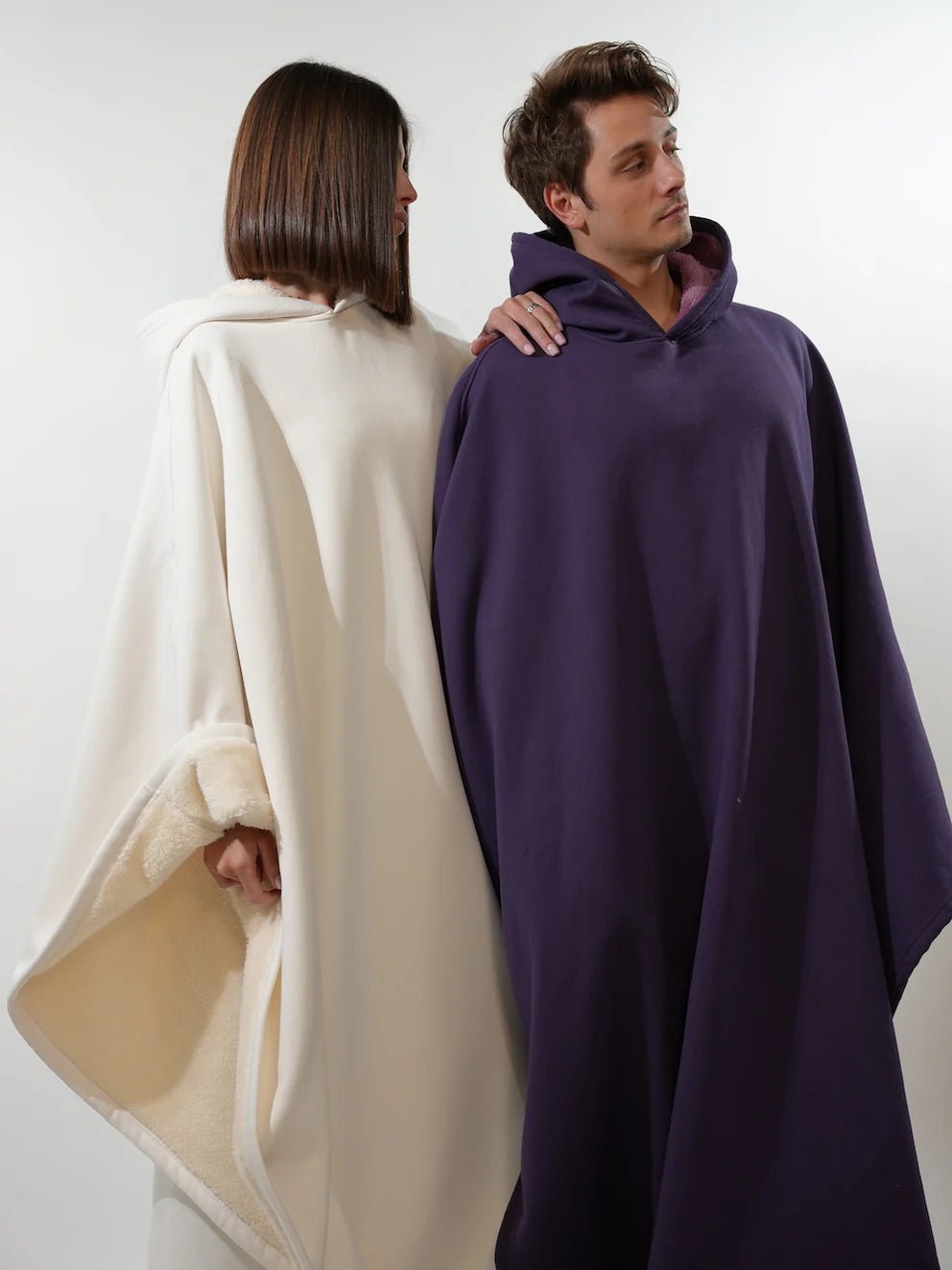 Loose Hooded Poncho Hoodie