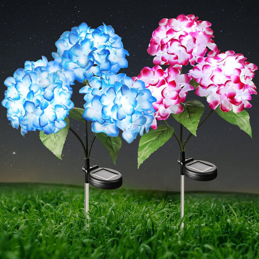 Solar Hydrangea Decorative Light
