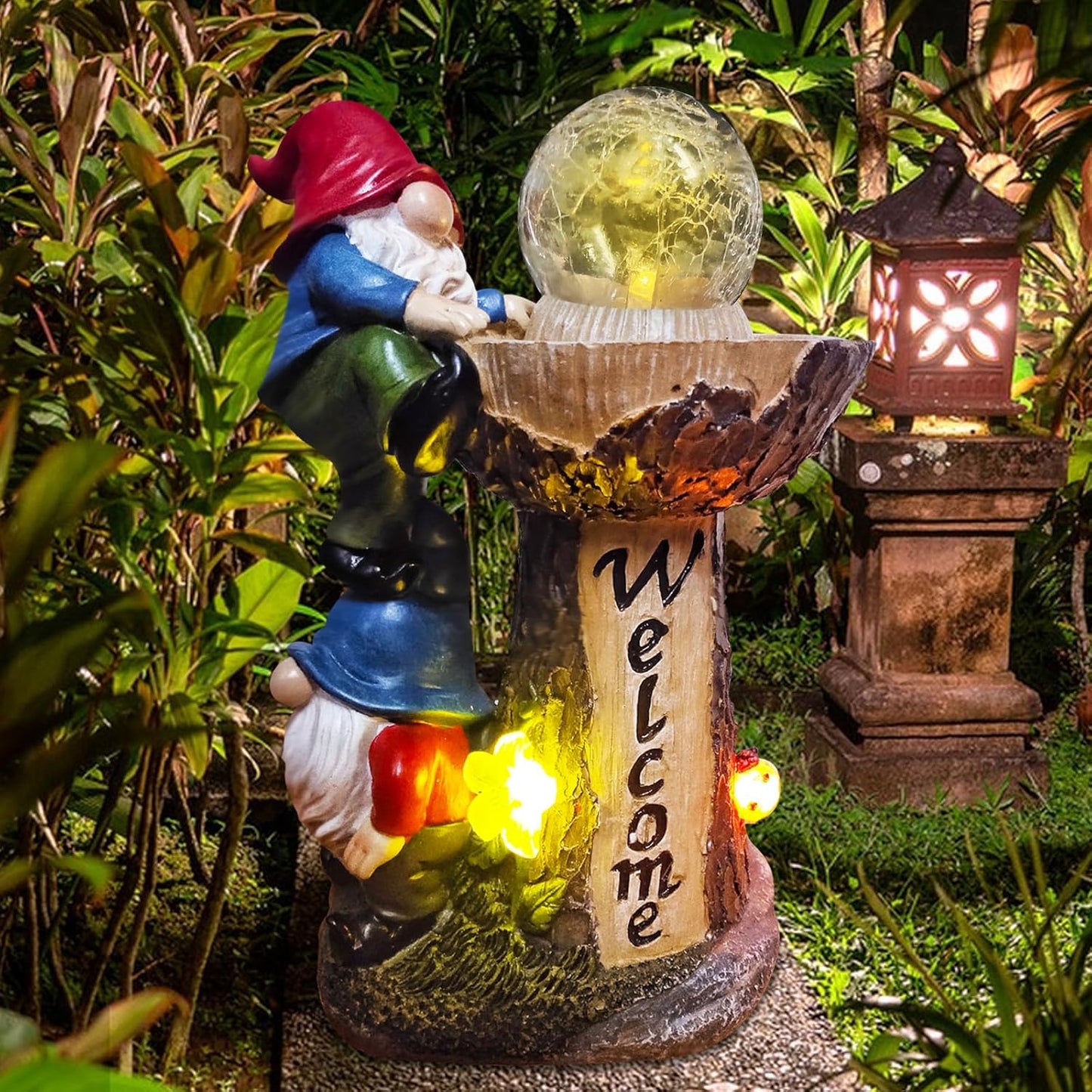 Outdoor Garden Angel Gnome Statue