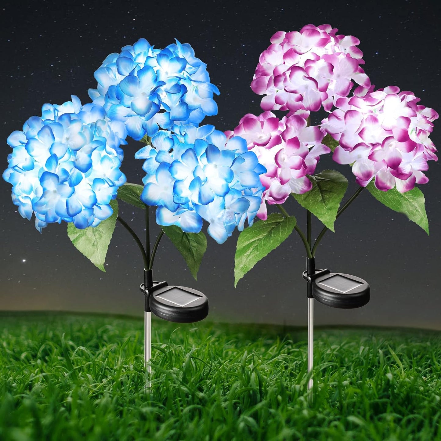 Solar Hydrangea Decorative Light