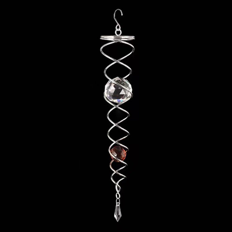 Decorative spiral wind chime pendant
