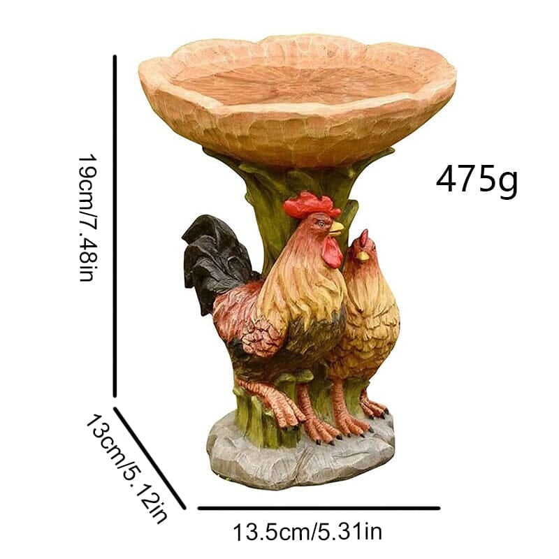 Fox Animal Resin Feeder