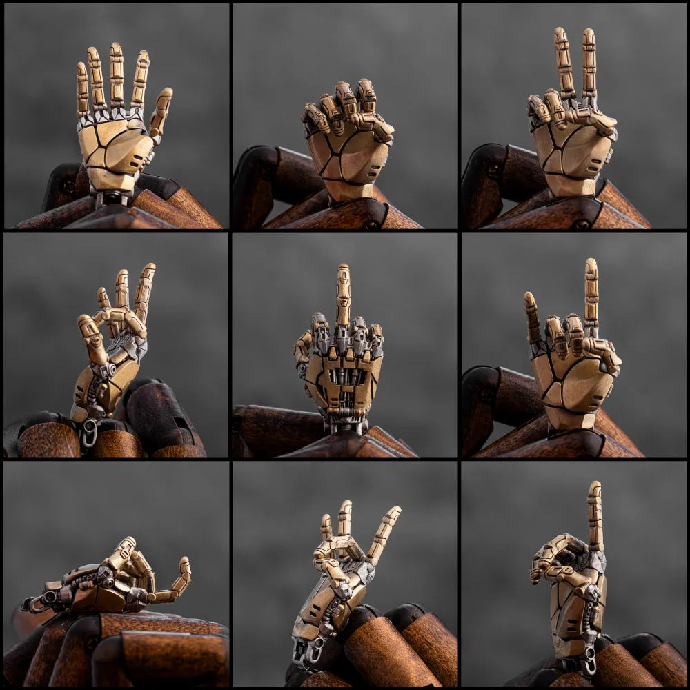 ✌️New "Utopia" Mechanical Bionic Hand Necklace Pendant