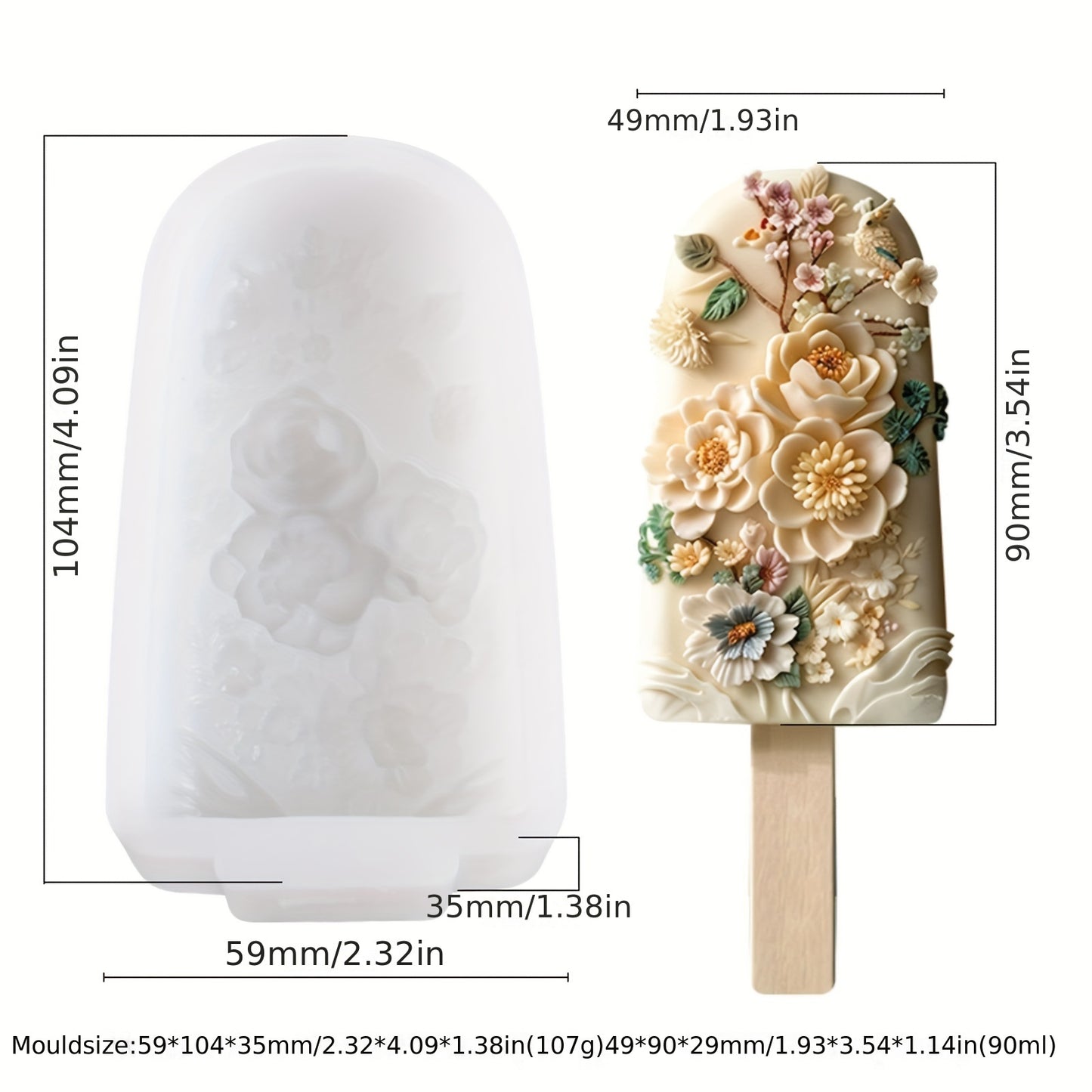 🍧new style artistic flower baking molds💐