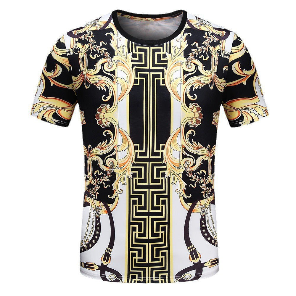 An All-New Noble Court Style: 3D Sculpted Gold Floral Carvings