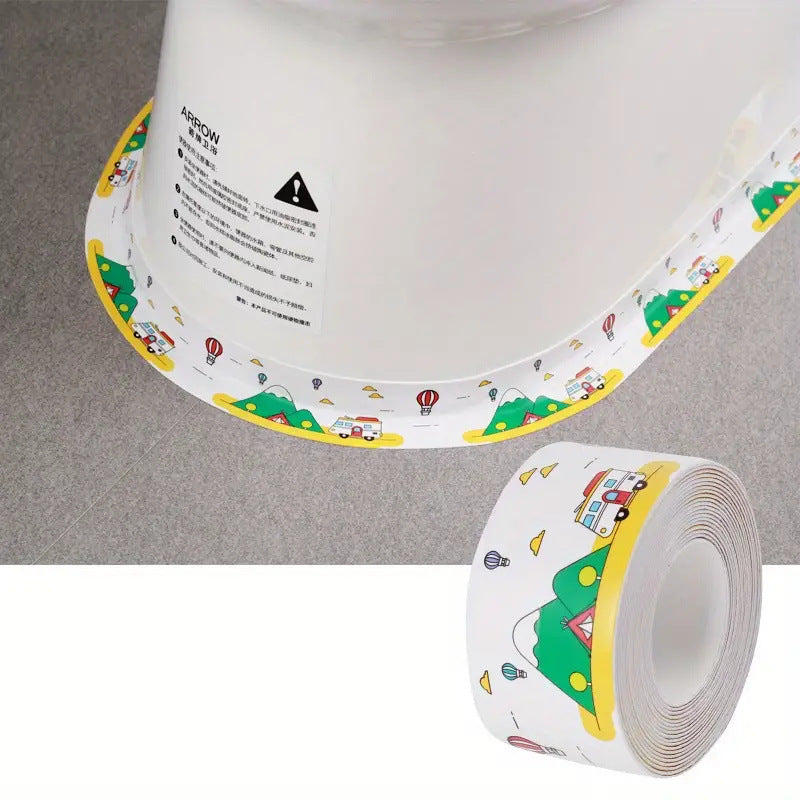 Self-adhesive tile gap strip