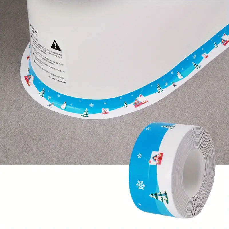 Self-adhesive tile gap strip
