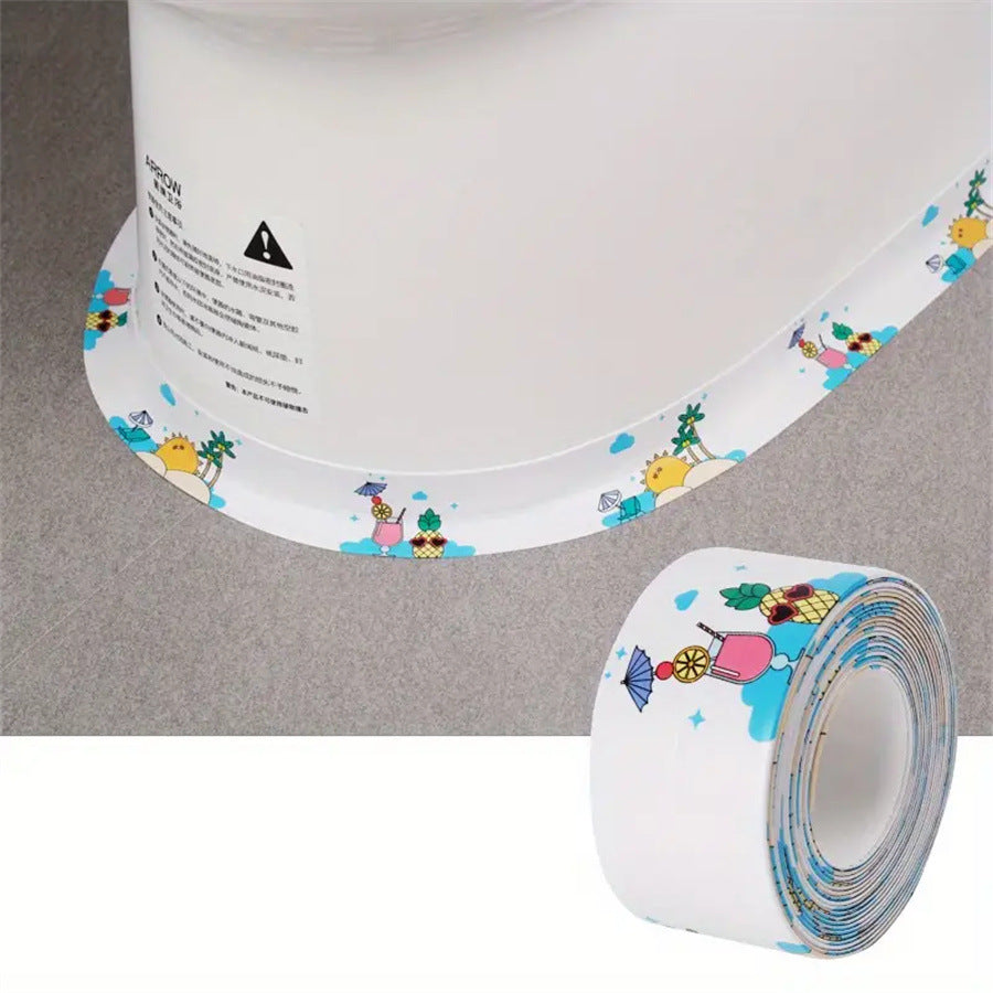 Self-adhesive tile gap strip