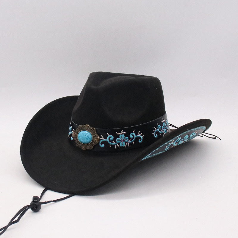 Ethnic-Style Tibetan Wool Fedora