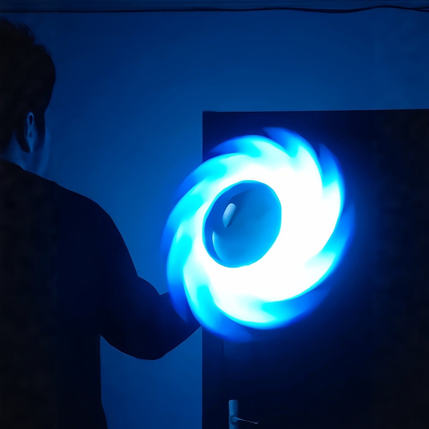 "Eight-Point Light Wheel" Creative Light-Up Rotating Lightsaber Toy