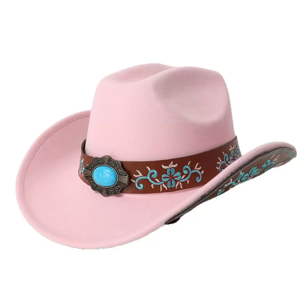 Ethnic-Style Tibetan Wool Fedora