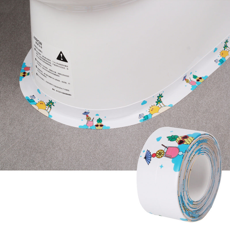 Self-adhesive tile gap strip