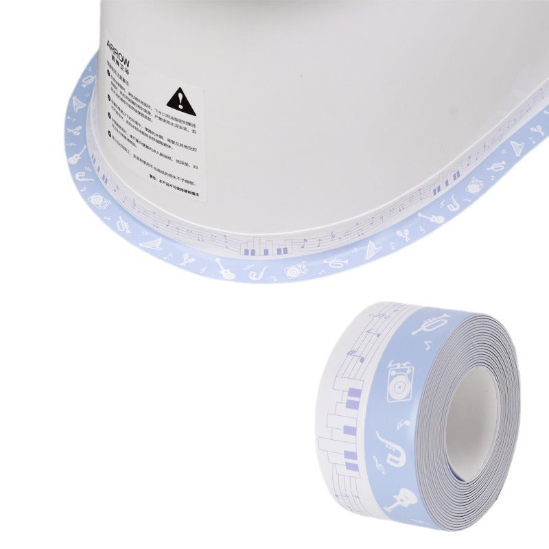 Self-adhesive tile gap strip