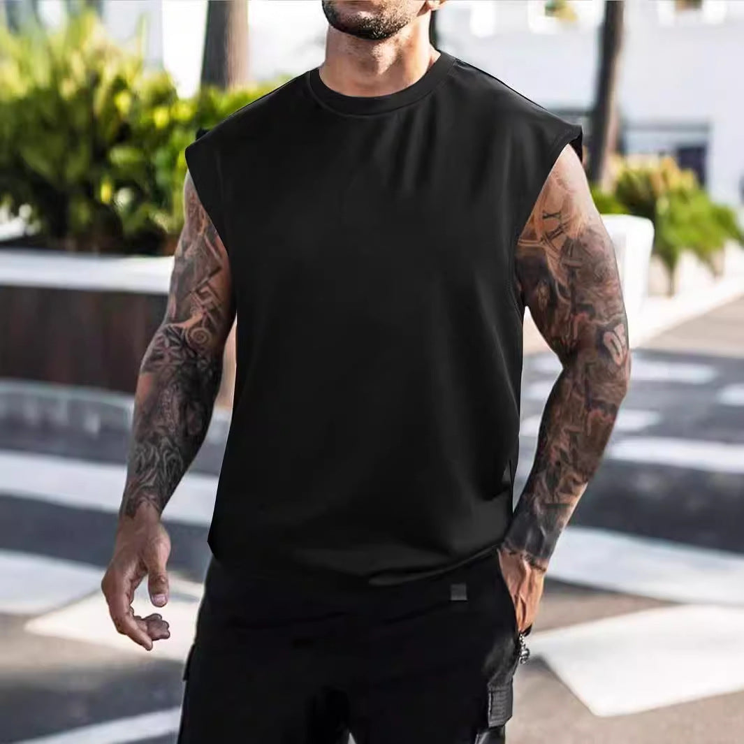 Men's Striped Running Tank Top