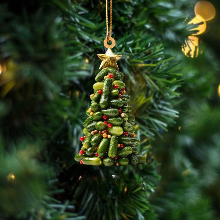 Cross-Border New Products Creative Christmas Tree Car Pendants Christmas Acrylic Decoration Festival Home Decorations