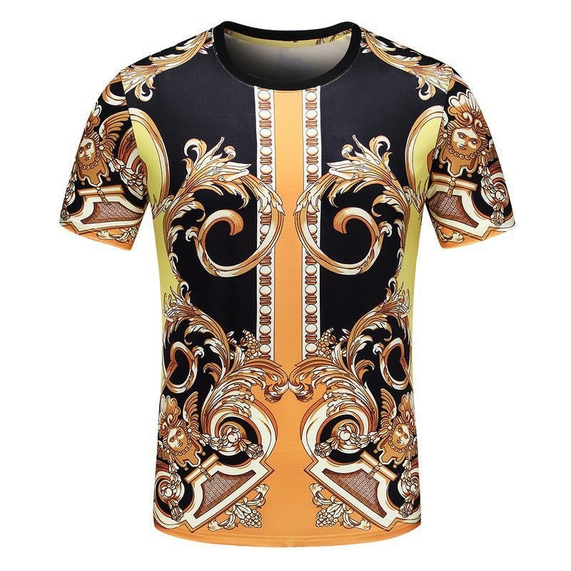 An All-New Noble Court Style: 3D Sculpted Gold Floral Carvings