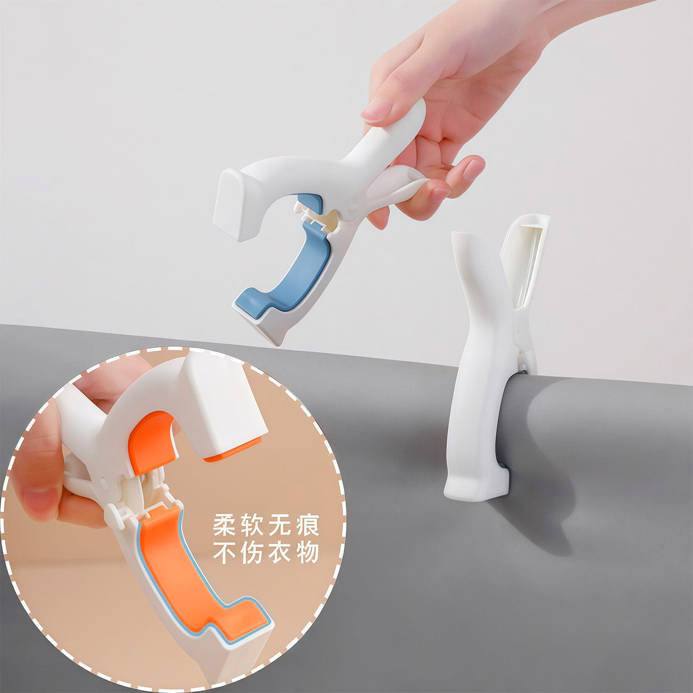 Windproof Quilt Large Clip Clothespin Plastic Quilt Clip Household Drying Sheet Socks Hanger Fixed Clothespin