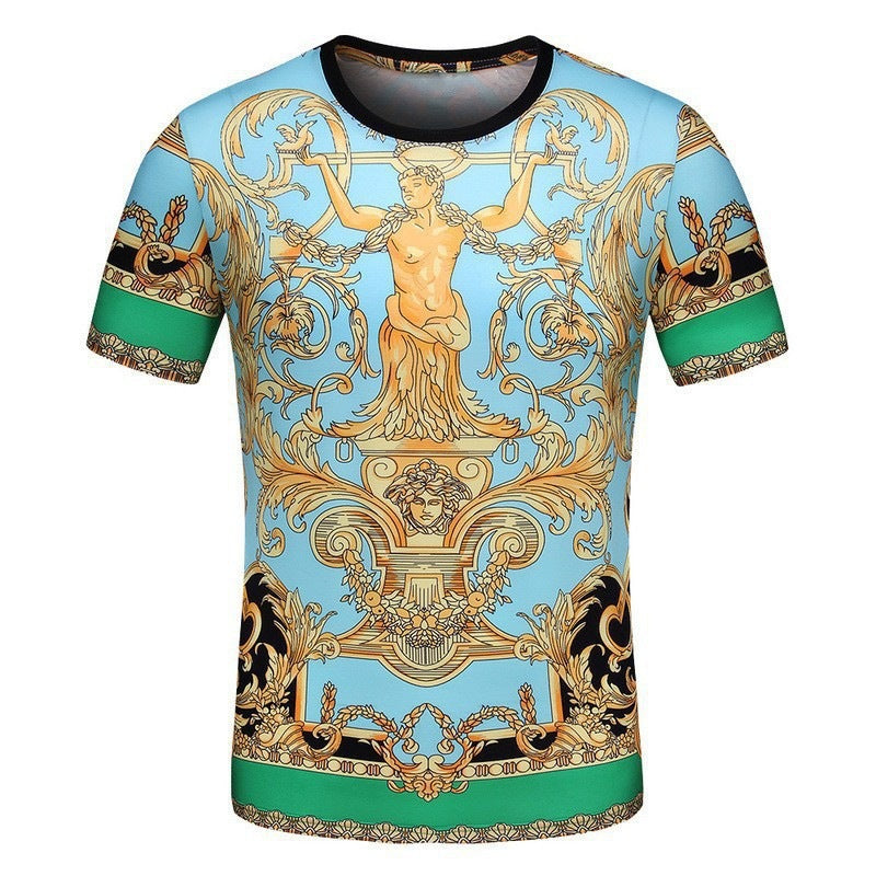 An All-New Noble Court Style: 3D Sculpted Gold Floral Carvings