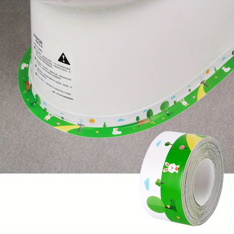 Self-adhesive tile gap strip