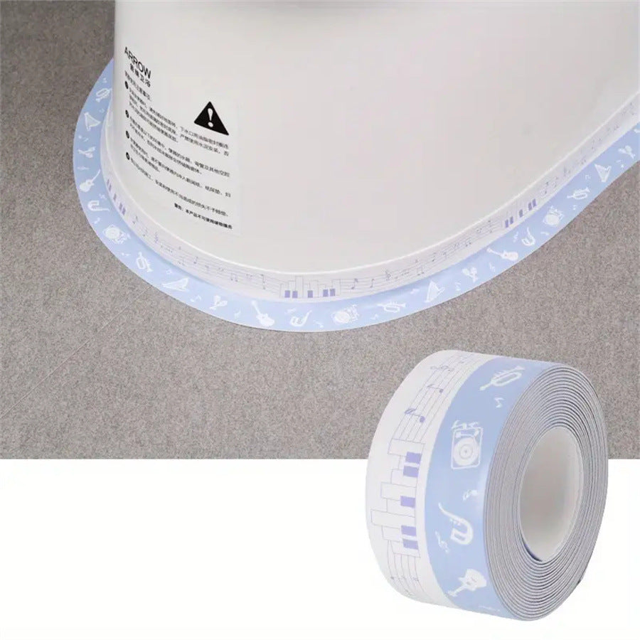 Self-adhesive tile gap strip