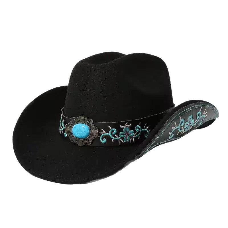 Ethnic-Style Tibetan Wool Fedora