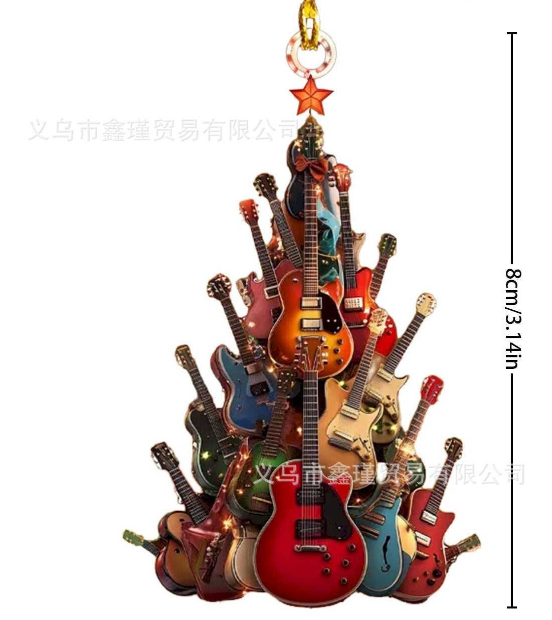 Cross-Border New Products Creative Christmas Tree Car Pendants Christmas Acrylic Decoration Festival Home Decorations