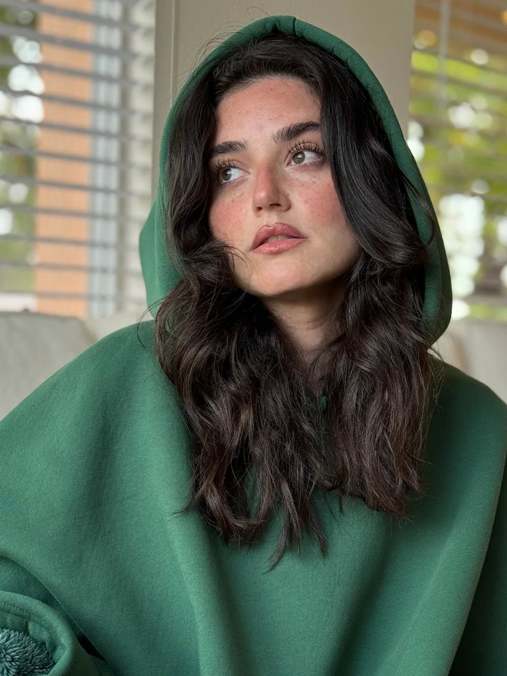 Loose Hooded Poncho Hoodie