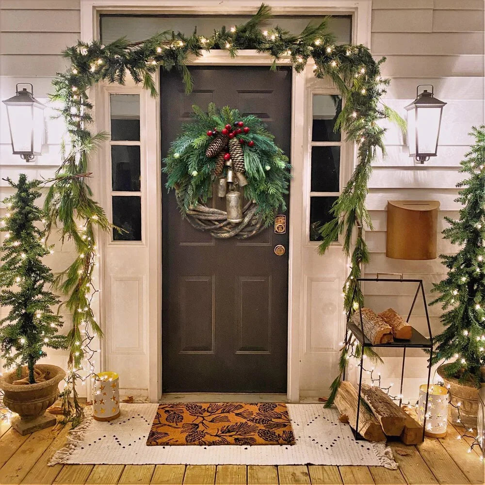 Limited time offer🔥Farmhouse Christmas Wreath Boho Wreath Holiday Wreath