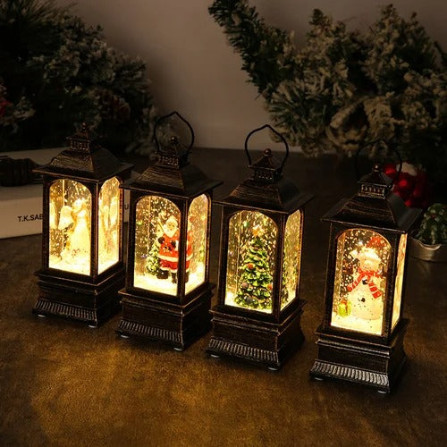 🌲Christmas Sale 48% OFF - Snow Globe Christmas Lantern Decorations