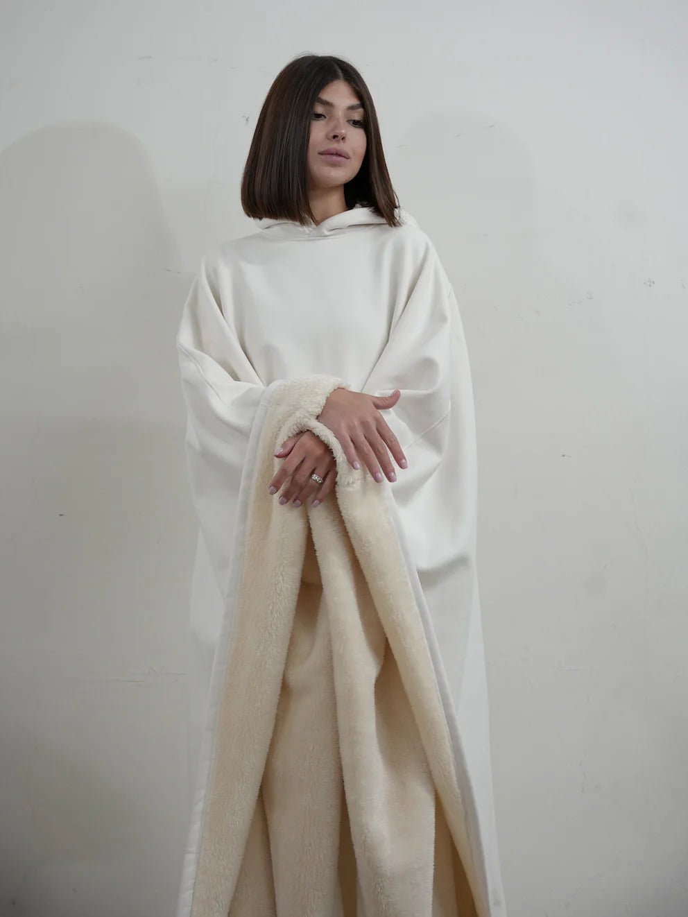 Loose Hooded Poncho Hoodie