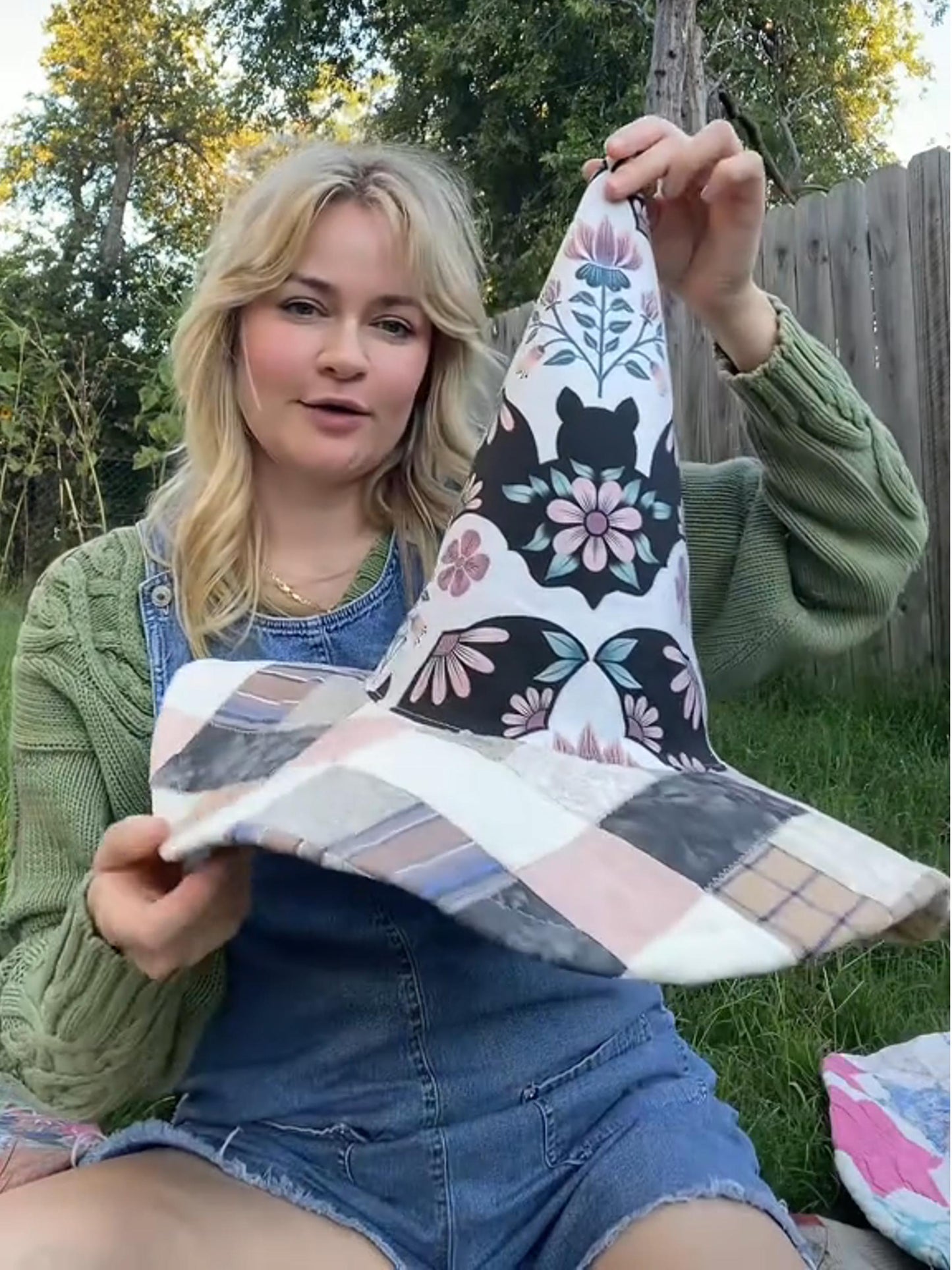 🔥🔥 The Quilted Witch Hat | Handcrafted Folk Art Hat