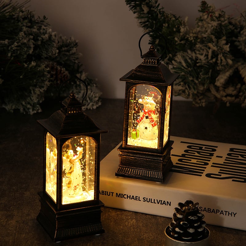🌲Christmas Sale 48% OFF - Snow Globe Christmas Lantern Decorations