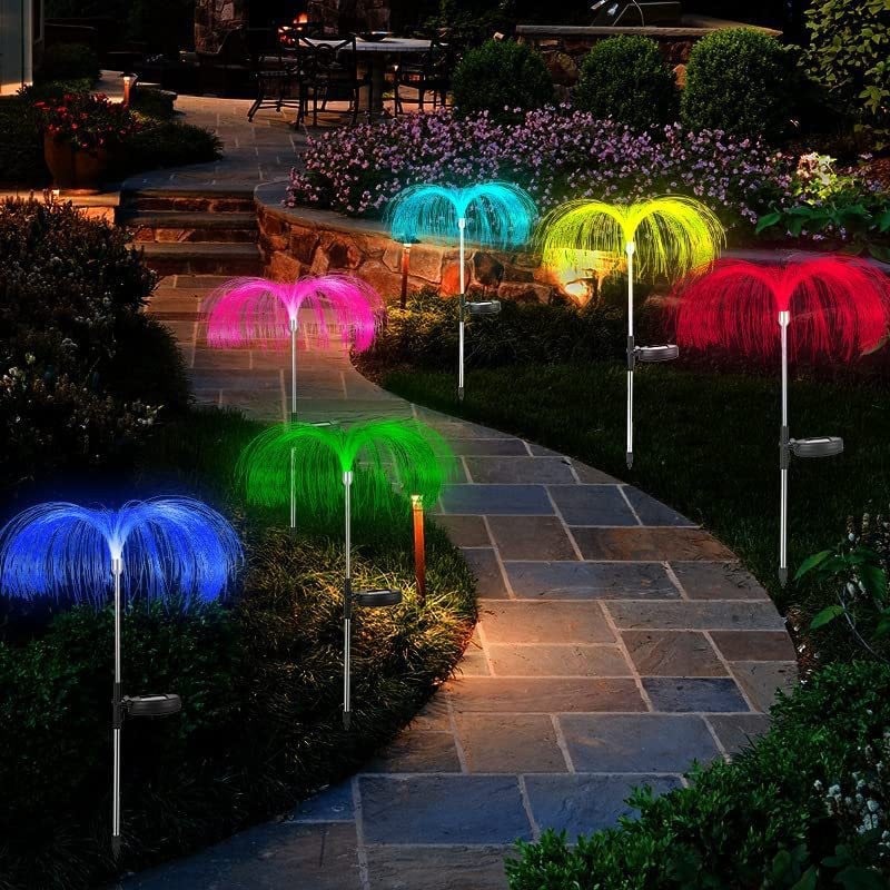 Solar Garden Color Changing Jellyfish Light