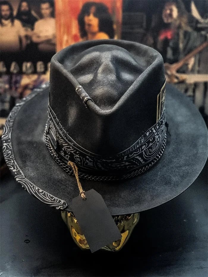 🔥Limited Time - Half Price Sale💀"Harvester of Sorrow" Handmade Skull Hat