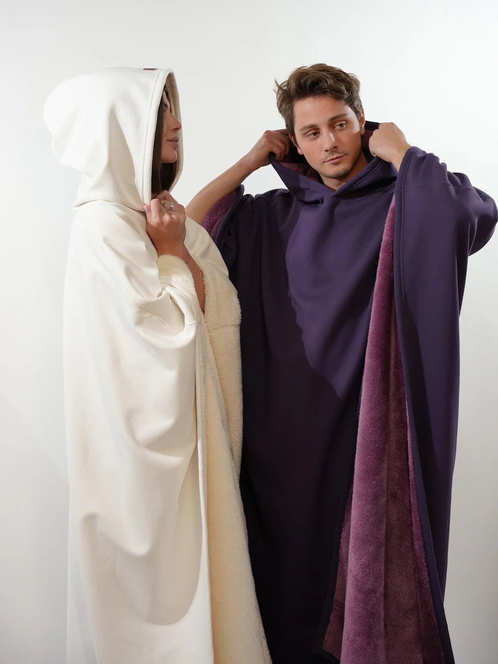 Loose Hooded Poncho Hoodie