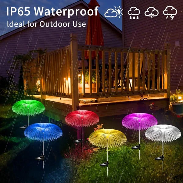 Solar Garden Color Changing Jellyfish Light