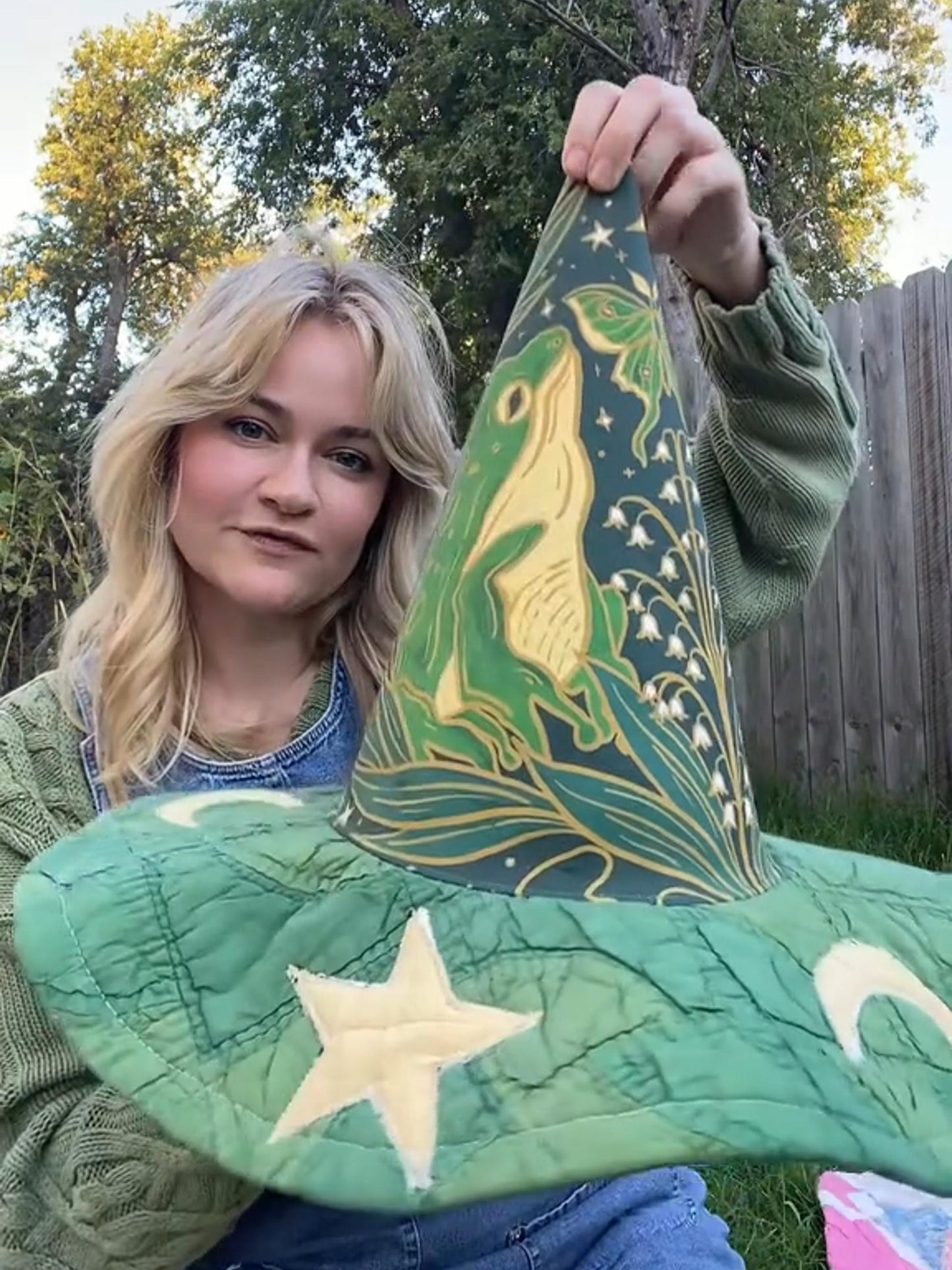 🔥🔥 The Quilted Witch Hat | Handcrafted Folk Art Hat