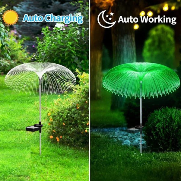 Solar Garden Color Changing Jellyfish Light