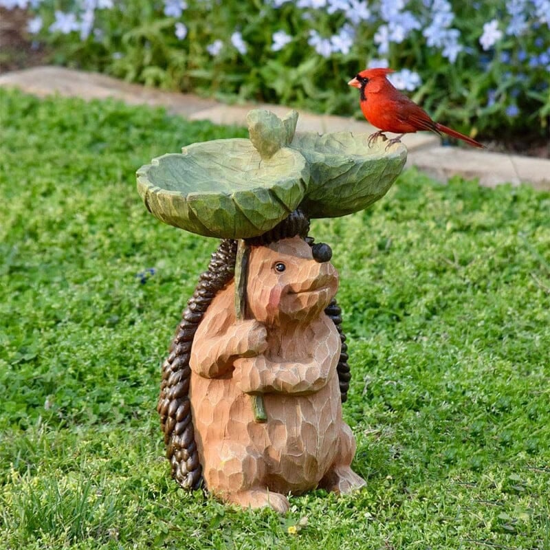 Fox Animal Resin Feeder