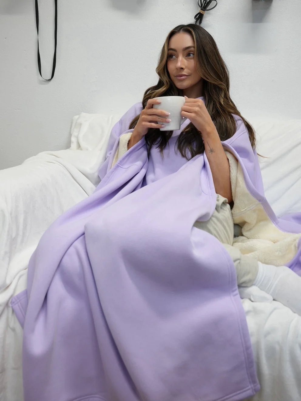 Loose Hooded Poncho Hoodie