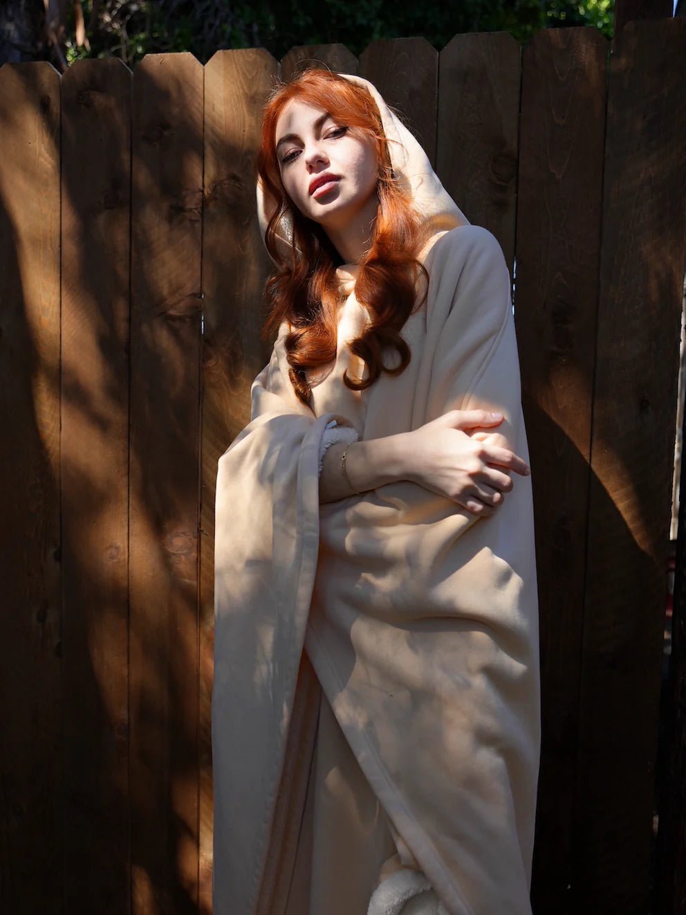 Loose Hooded Poncho Hoodie