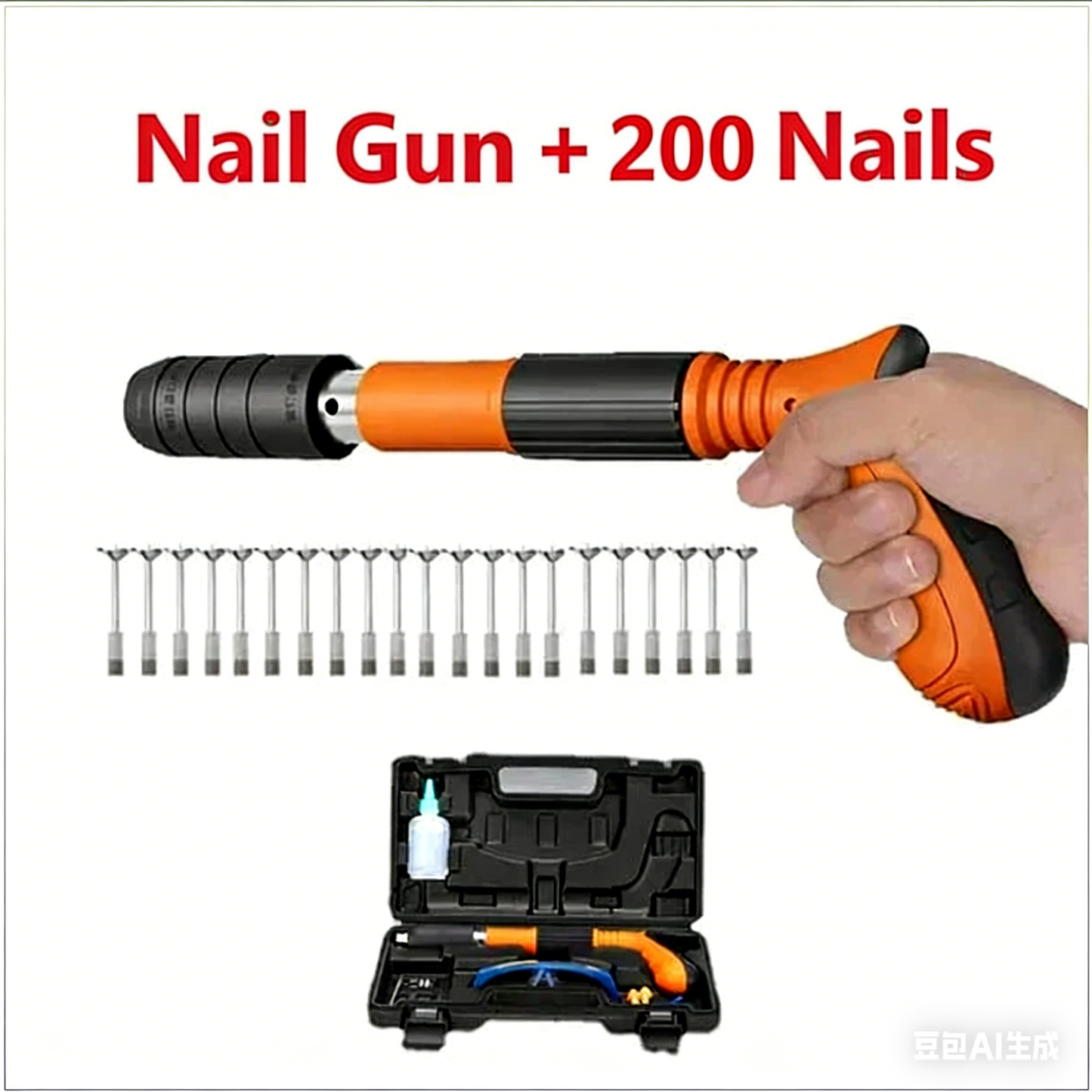 (🔥HOT SALE NOW 49% OFF🔥) - Woodworking and Decoration Integrated Nail shooter
